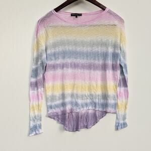 Generation Love Long Sleeve Knit Shirt Rainbow M